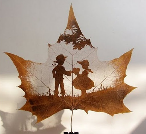 Amazing Leaf Carving Art Amusing Planet